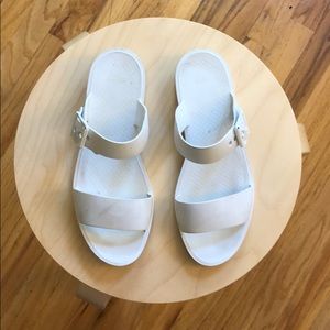 Lemon Jelly WhiteVegan Sandals